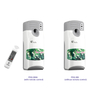 سنسور حرکت ال سی دی توالت XinDa PXQ288 با باتری کار می کند خوشبو کننده هوا خودکار دیواری پخش کننده عطر آئروسل