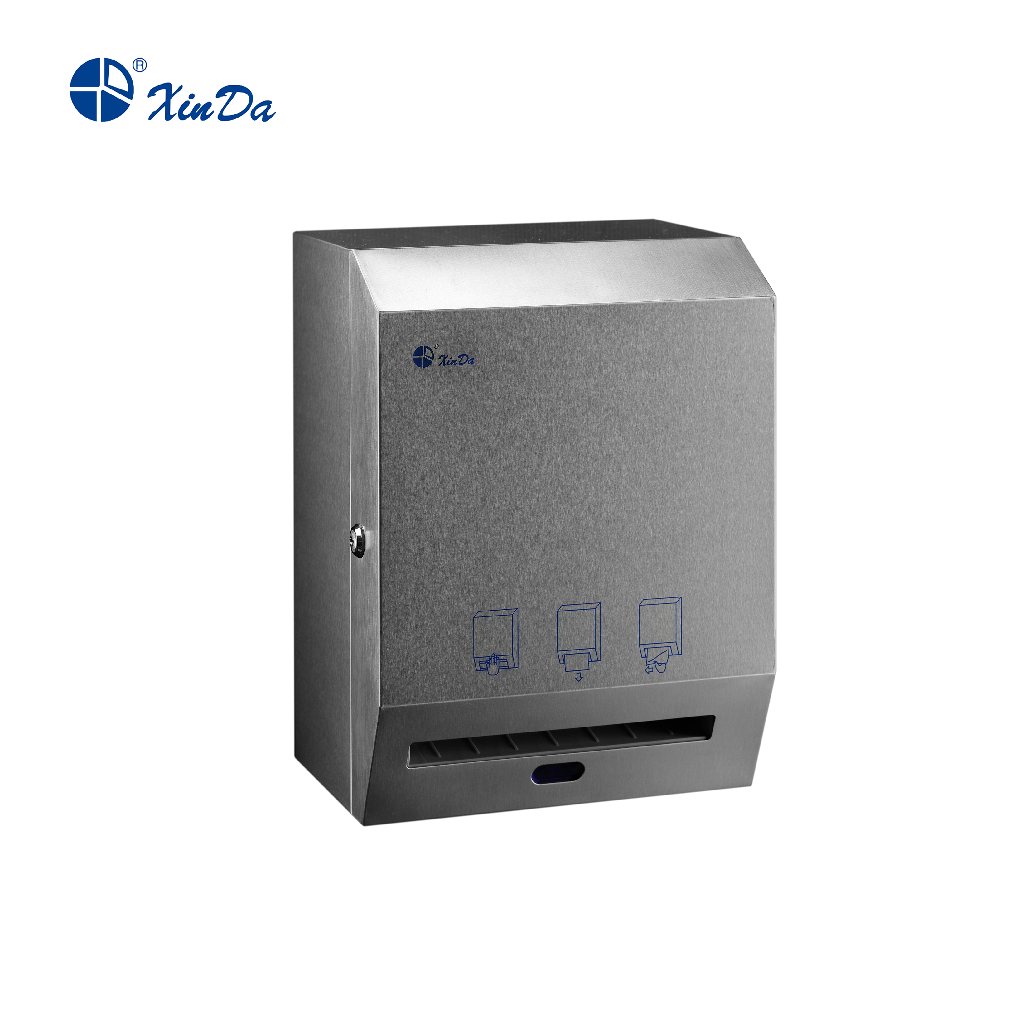 دفترچه راهنمای قیمت دستگاه توزیع کننده رول توالت XinDa CZQ20K Facial Paper Paper Dispenser