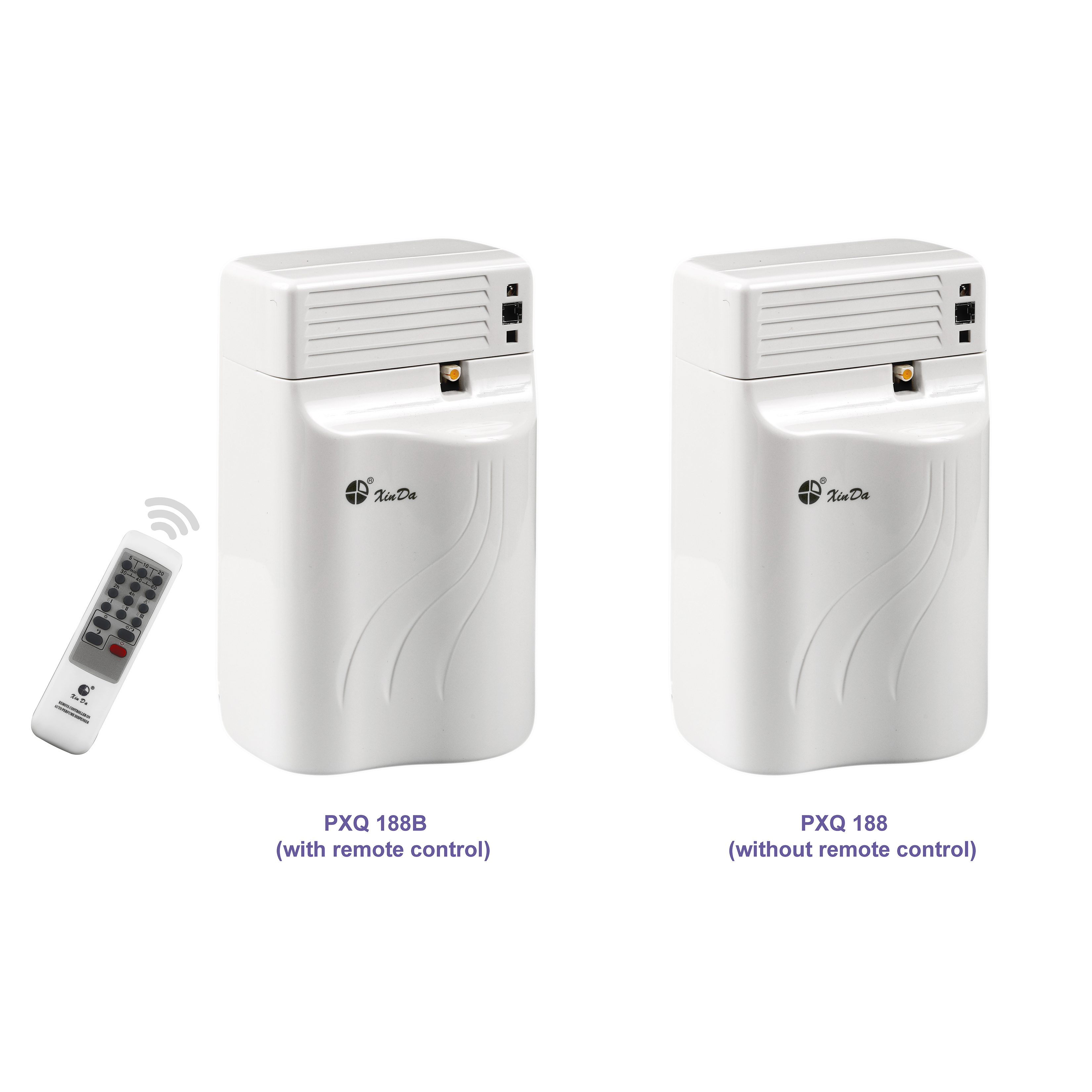 XinDa PXQ188B با کیفیت بالا لوگوی سفارشی عطرساز برقی خودکار خوشبو کننده هوای هتلی پخش کننده عطر آئروسل